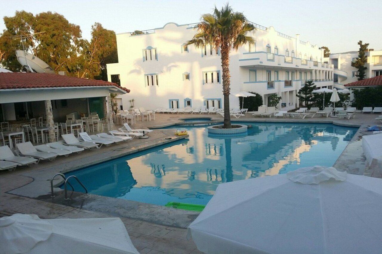 Aegean Blu Hotel & Apartments Кос Экстерьер фото